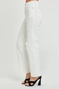 RISEN Full Size High Rise Tummy Control Straight Jeans - Brittney MADE
