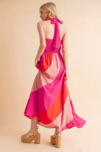 Aemi+Co Color Block Sleeveless Maxi Dress - Brittney MADE