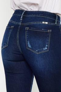 Kancan Mid Rise Slim Flare Jeans - Brittney MADE