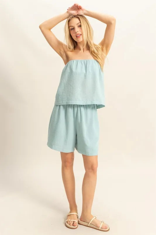 HYFVE Tube Top and Flowy Shorts Set - Brittney MADE