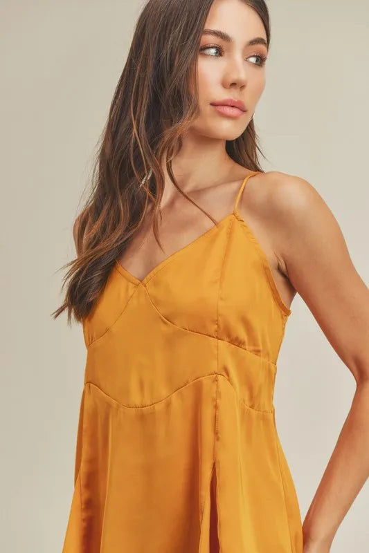 Aemi + Co Tie Back V-Neck Cami - Brittney MADE