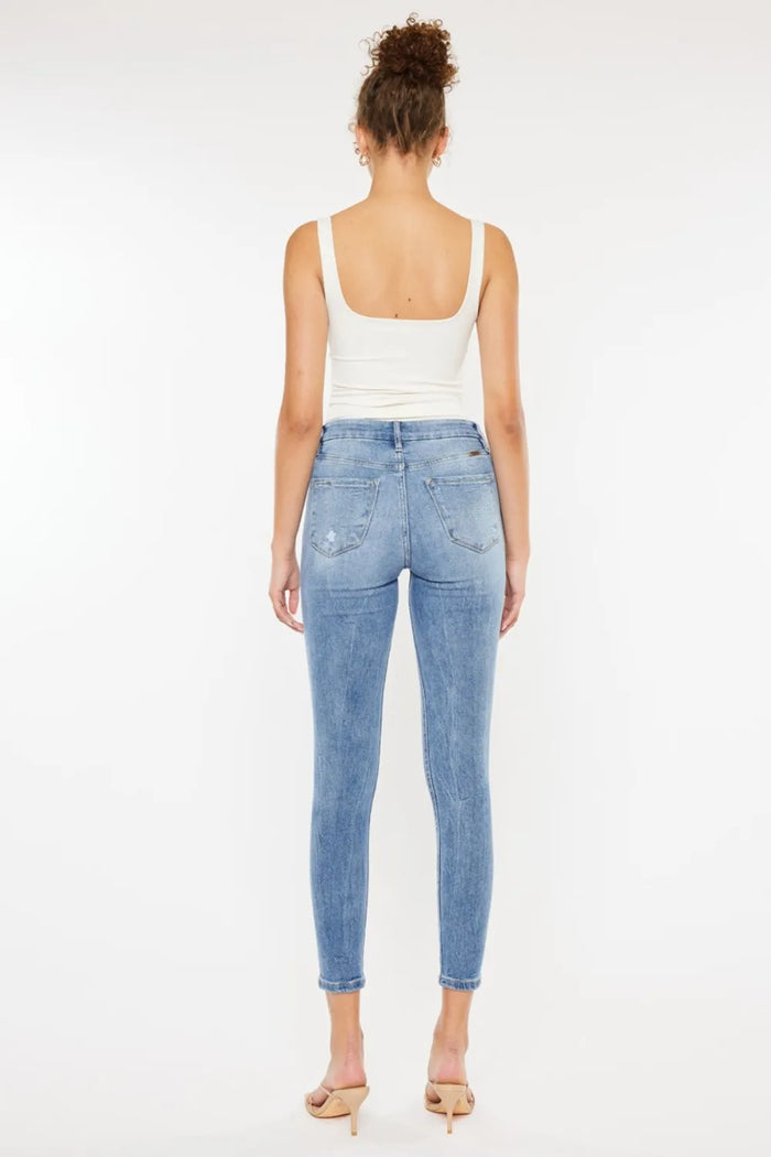 Kancan High Waist Cat's Whiskers Skinny Jeans - Brittney MADE