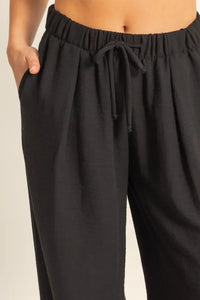 HYFVE Elasticized Waist Wide Leg Pants - Brittney MADE