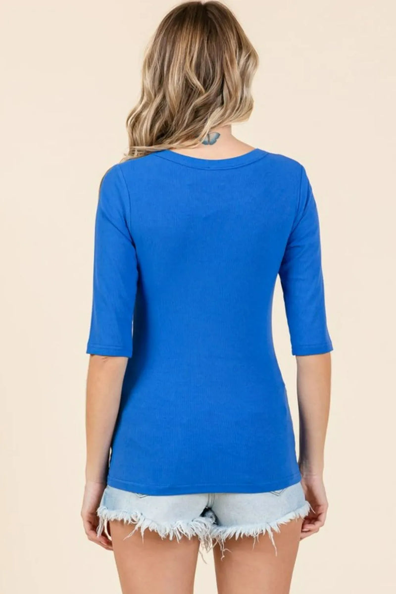 Mittoshop Round Neck Half Sleeve T-Shirt - Brittney MADE