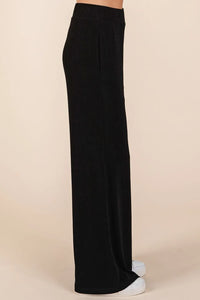 Mittoshop Elastic Waist Pants with Side Pockets - Brittney MADE