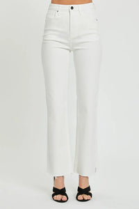 RISEN Full Size High Rise Tummy Control Straight Jeans - Brittney MADE
