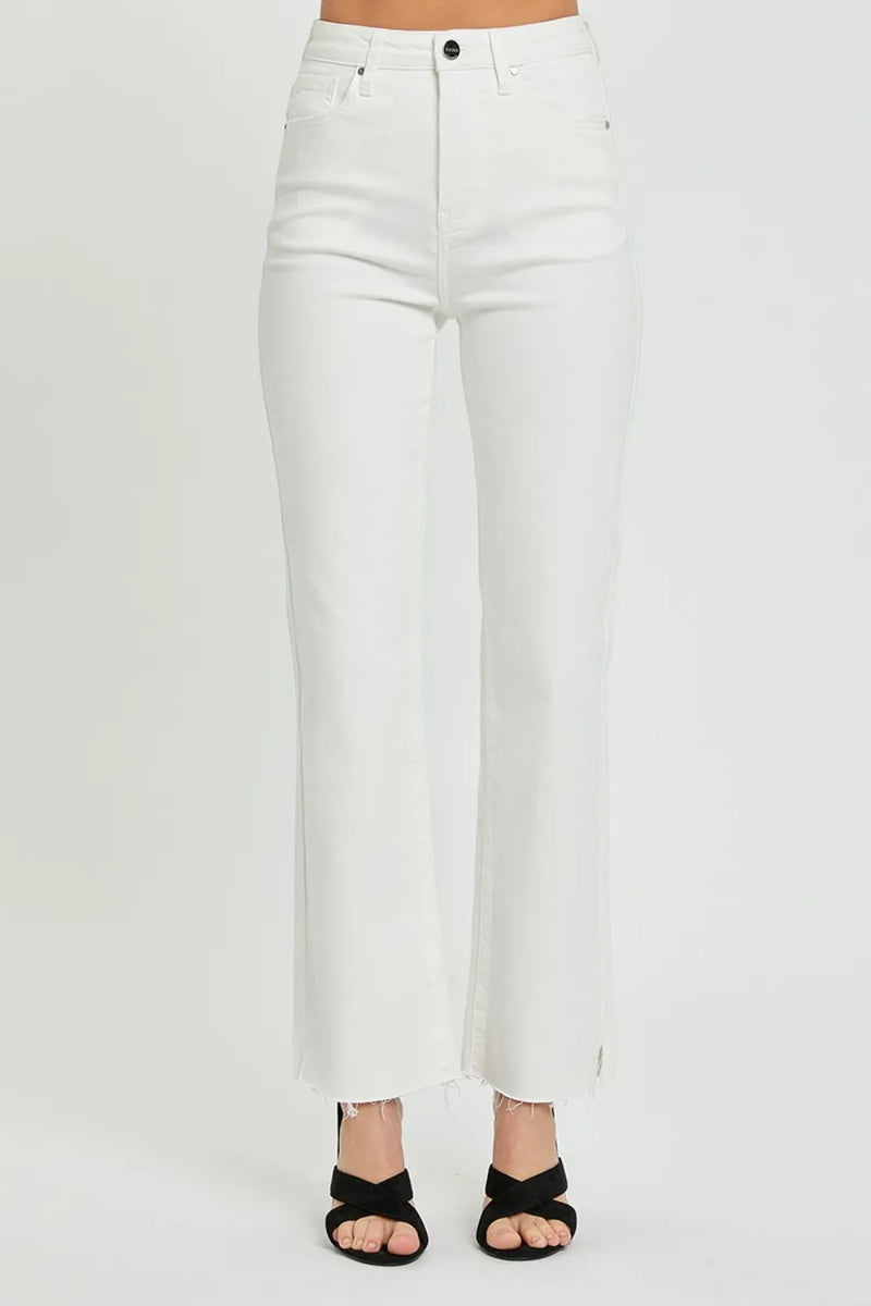 RISEN Full Size High Rise Tummy Control Straight Jeans - Brittney MADE