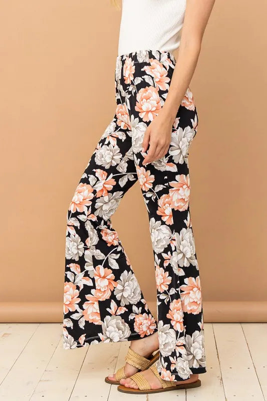 And The Why Wrinkle-Free Stretch Bell Bottom Flare Pants - Brittney MADE