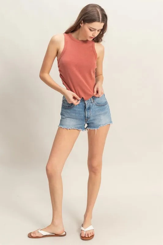 HYFVE Mineral Wash Rib Knit Tank - Brittney MADE