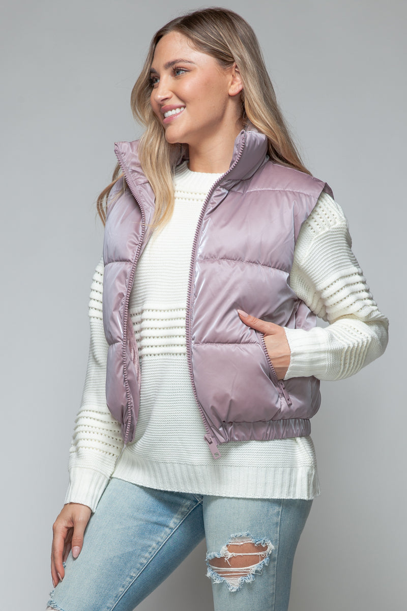 Snobbish Fine Fur Lining Quilted Vest - Brittney MADE