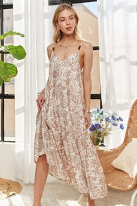 ADORA Dress with Bead Detail On Shoulder - Brittney MADE