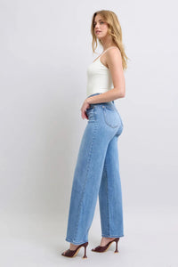 Judy Blue Full Size Wide Leg Jeans with Pockets - Brittney MADE