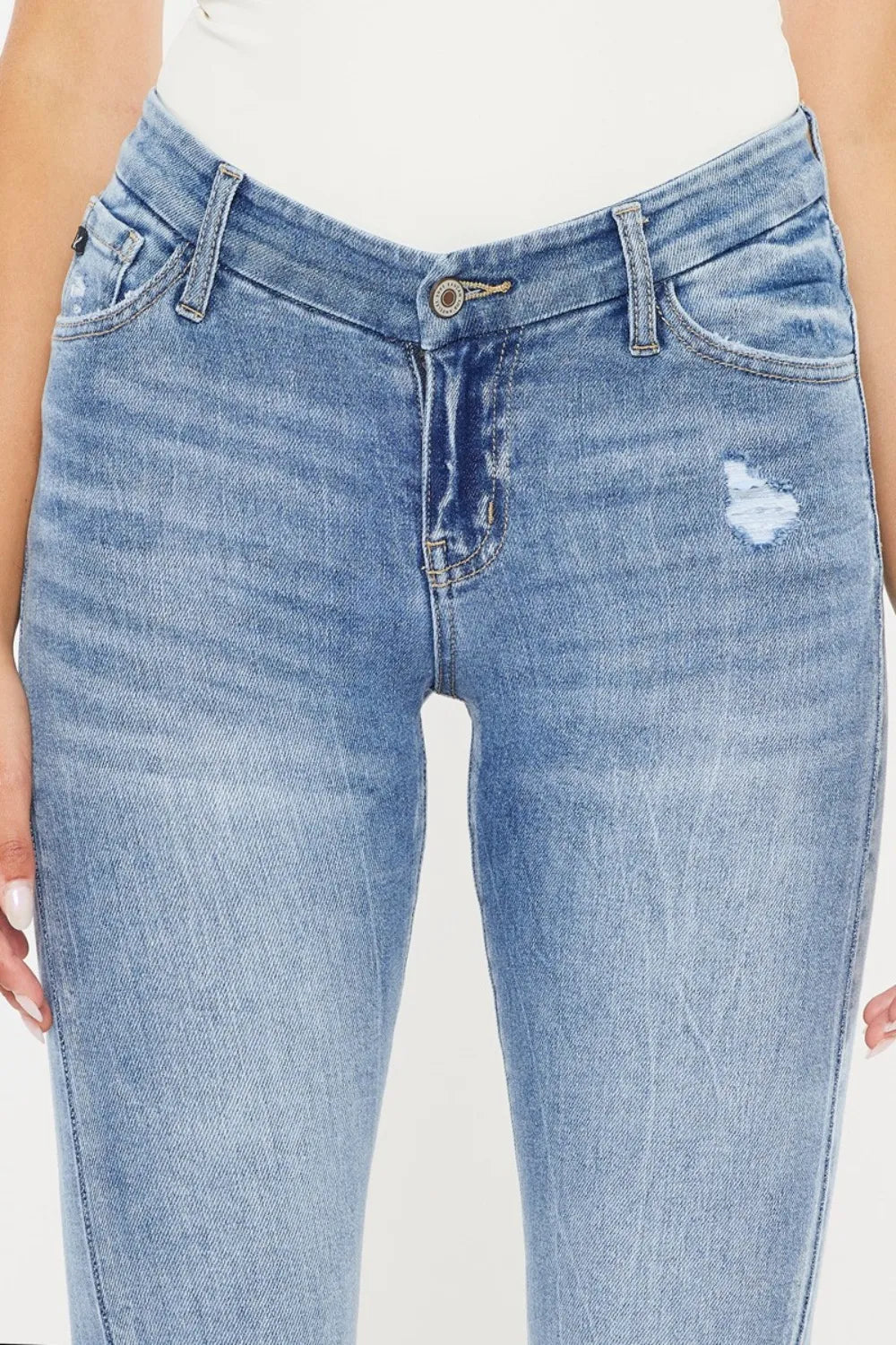 Kancan High Waist Cat's Whiskers Skinny Jeans - Brittney MADE