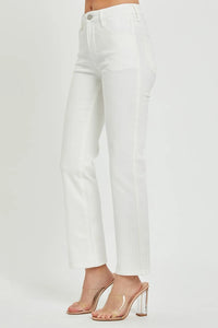RISEN Full Size Mid Rise Jeans with Pockets - Brittney MADE