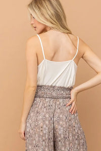 And The Why Cowl Neck Cami - Brittney MADE