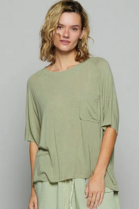 POL Round Neck Half Sleeve T-Shirt - Brittney MADE