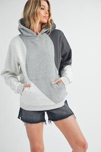 Aemi + Co Color Block Hoodie with Kangaroo Pocket - Brittney MADE