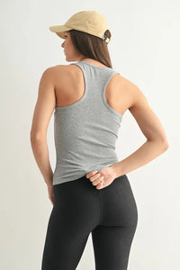 MONO B Slim Fit Scoop Neck Tank - Brittney MADE
