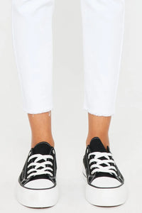 Kancan Mid Rise Ankle Skinny Jeans - Brittney MADE