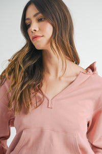 MABLE French Terry Hooded Romper - Brittney MADE