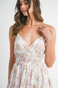 MABLE Floral Print Tiered Cami Maxi Dress - Brittney MADE