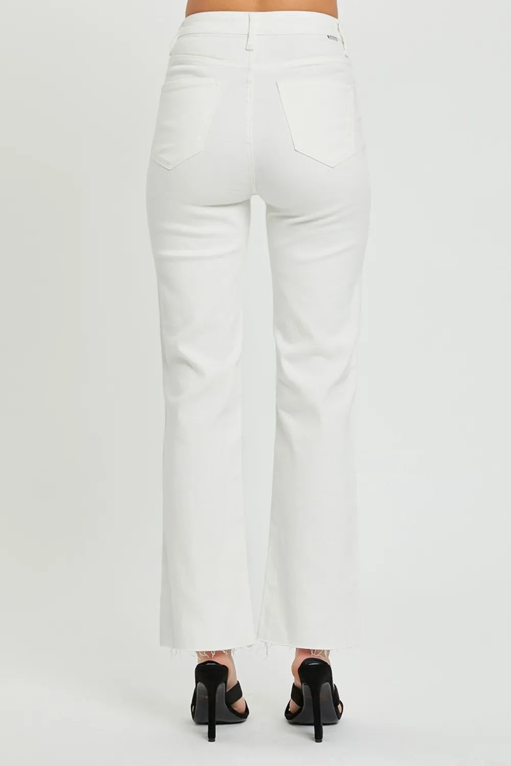 RISEN Full Size High Rise Tummy Control Straight Jeans - Brittney MADE