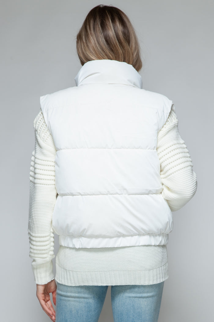 Snobbish Fine Fur Lining Quilted Vest - Brittney MADE