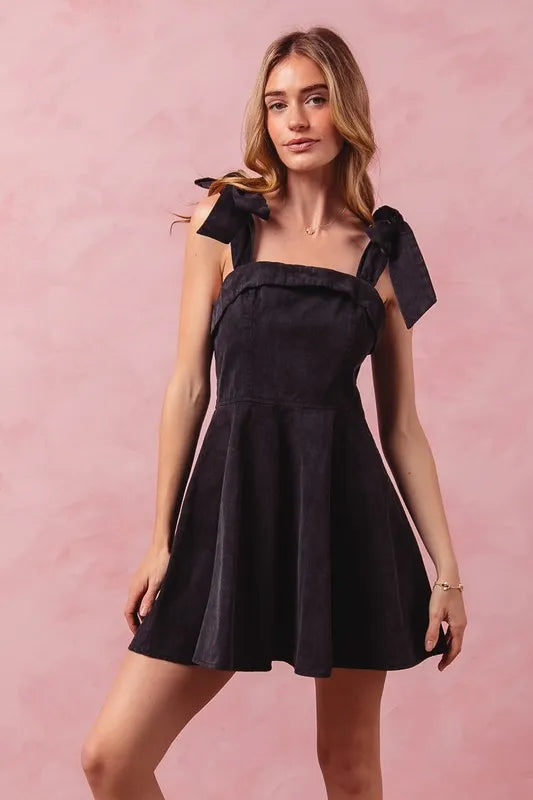 SO ME Fit and Flare Washed Gameday Dress - Brittney MADE