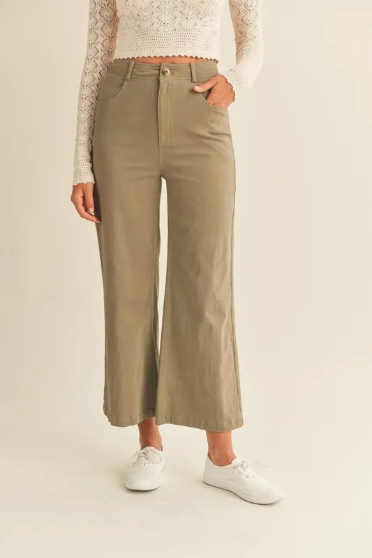 MABLE High Rise Pants with Pockets - Brittney MADE