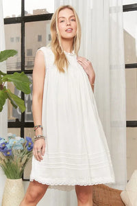 ADORA Loose Textured Babydoll Dress - Brittney MADE