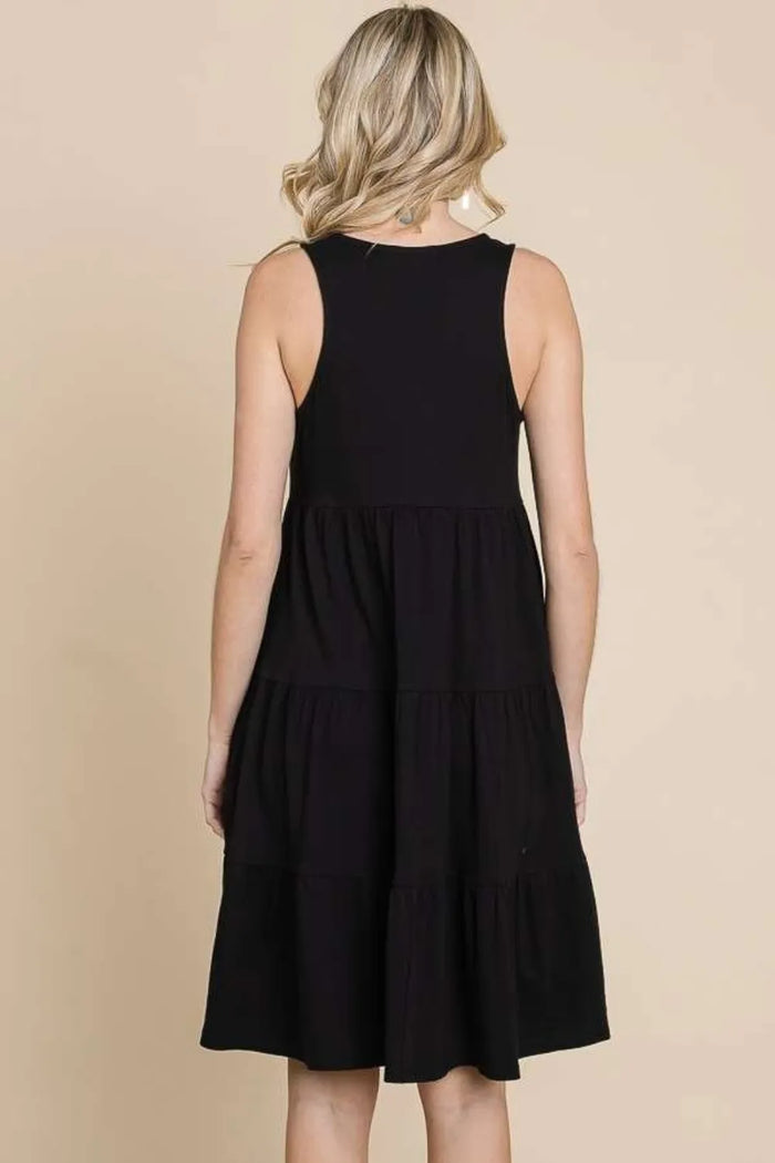 Culture Code Racerback Tiered Tank Dress - Brittney MADE