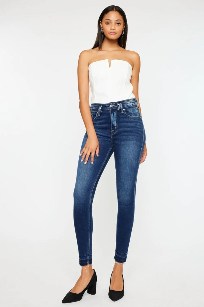 Kancan Full Size High Rise Ankle Skinny Jeans - Brittney MADE