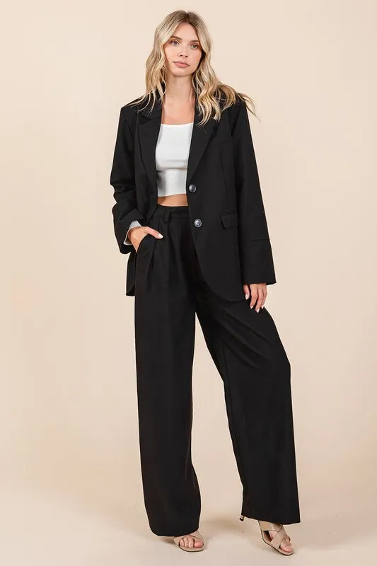 Mittoshop Pintuck Detail High Rise Pants - Brittney MADE