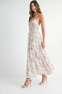 MABLE Floral Print Tiered Cami Maxi Dress - Brittney MADE