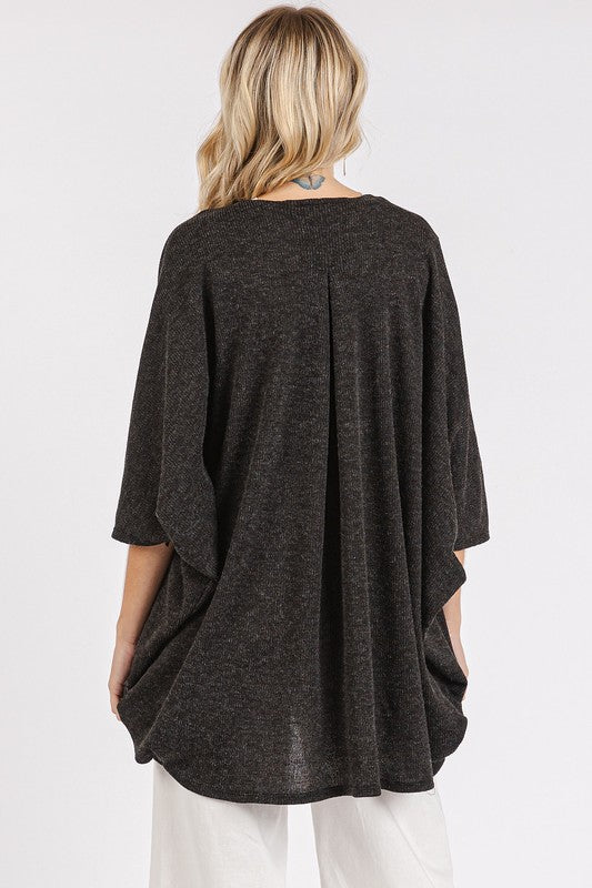 Mittoshop Open Front Batwing Sleeve Cardigan - Brittney MADE