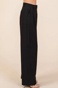 Mittoshop Pintuck Detail High Rise Pants - Brittney MADE