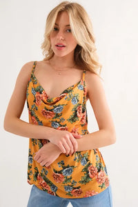 And The Why Floral Printed Casual Tank Top - Brittney MADE