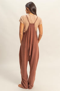 HYFVE Relaxed Fit Mineral Washed Overalls with Pockets - Brittney MADE