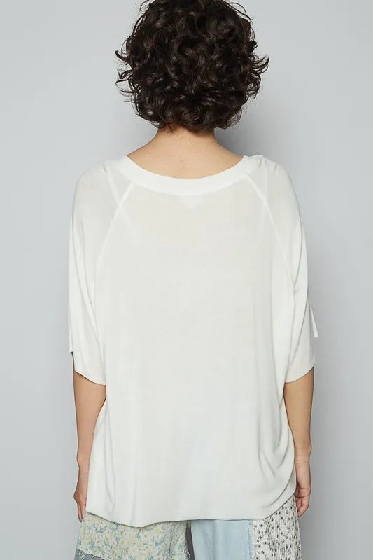 POL Round Neck Half Sleeve T-Shirt - Brittney MADE