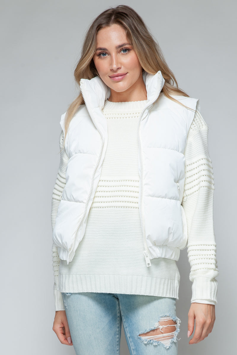 Snobbish Fine Fur Lining Quilted Vest - Brittney MADE