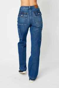 Judy Blue Full Size High Waist Cargo Jeans - Brittney MADE