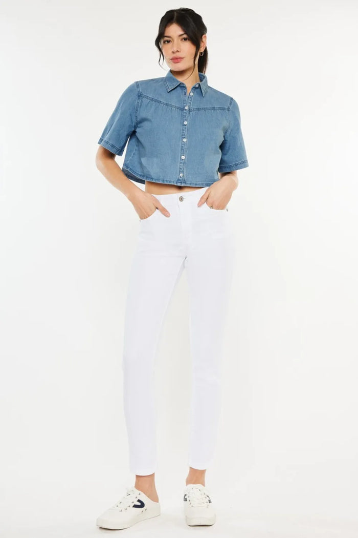 Kancan High Rise Ankle Skinny Jeans - Brittney MADE