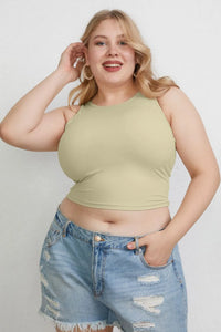 Basic Bae Full Size Round Neck Slim Tank - Brittney MADE