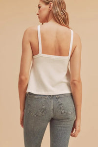 Aemi + Co Lightweight Ribbed Tank - Brittney MADE