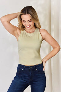 Basic Bae Full Size Round Neck Slim Tank - Brittney MADE