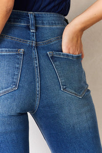 Kancan High Rise Raw Hem Flare Jeans - Brittney MADE