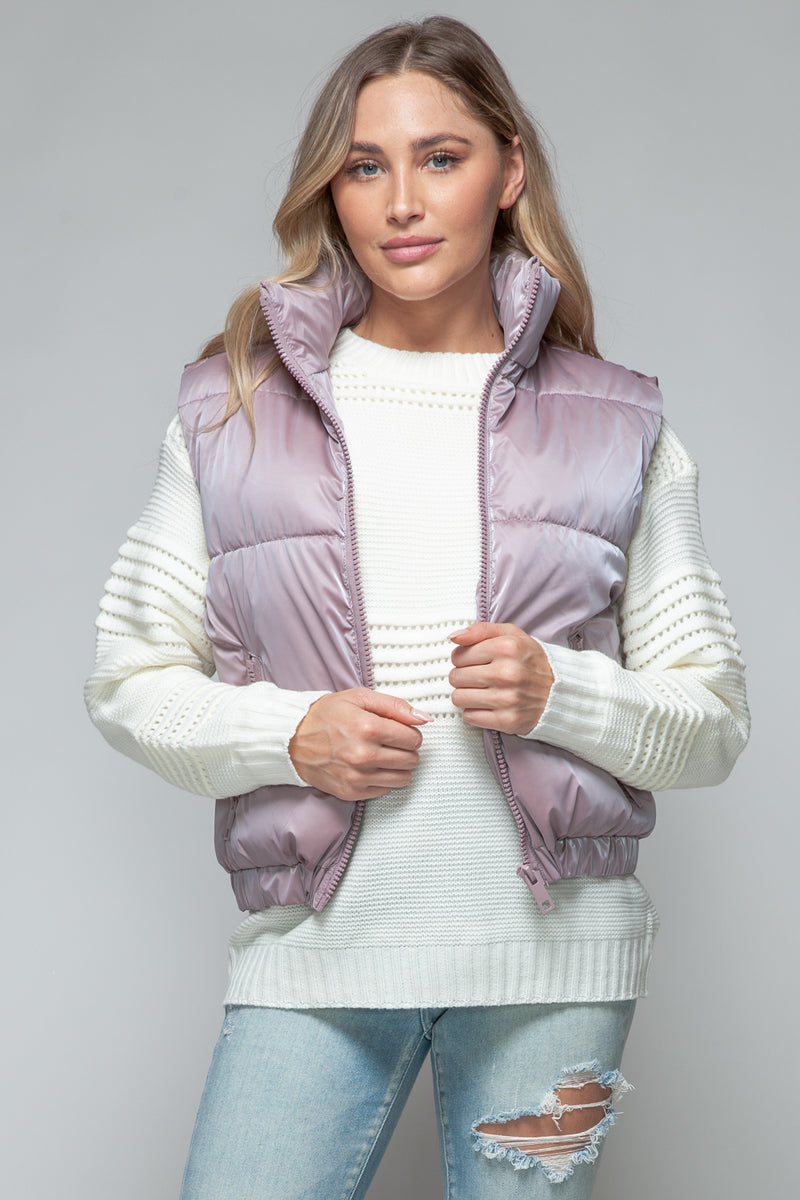Snobbish Fine Fur Lining Quilted Vest - Brittney MADE