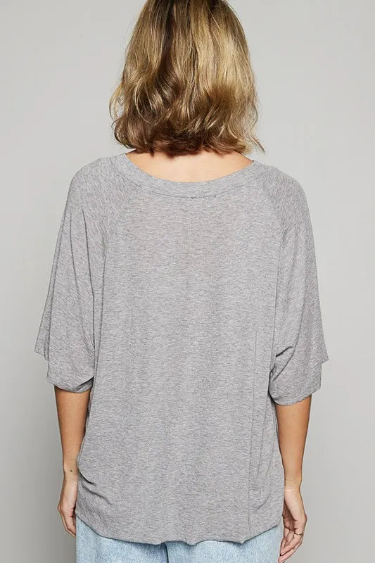 POL Round Neck Half Sleeve T-Shirt - Brittney MADE