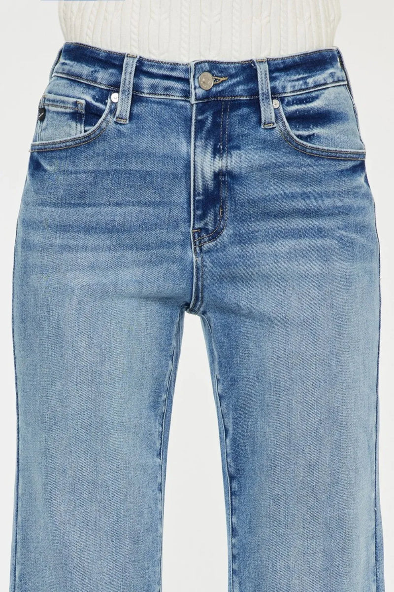 Kancan High Rise Wide Leg Jeans - Brittney MADE