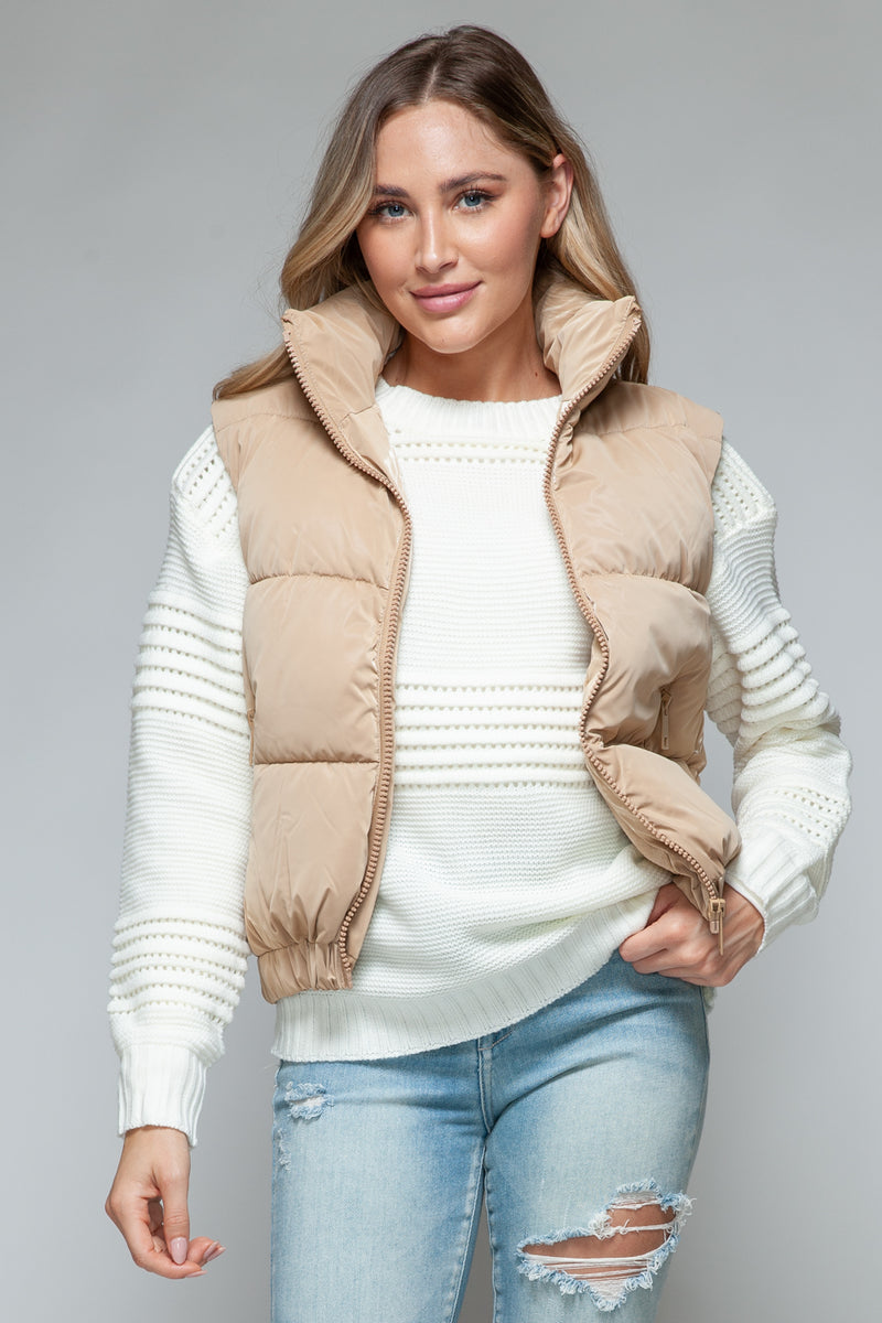 Snobbish Fine Fur Lining Quilted Vest - Brittney MADE